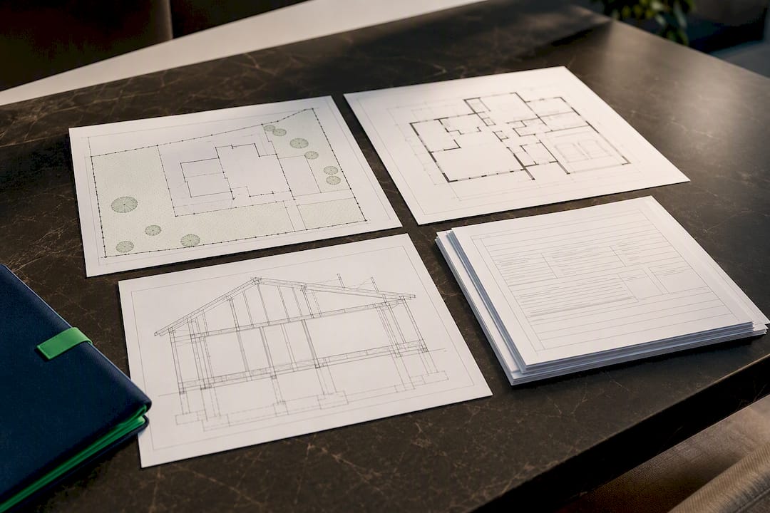 Illustrated permit drawings and application forms