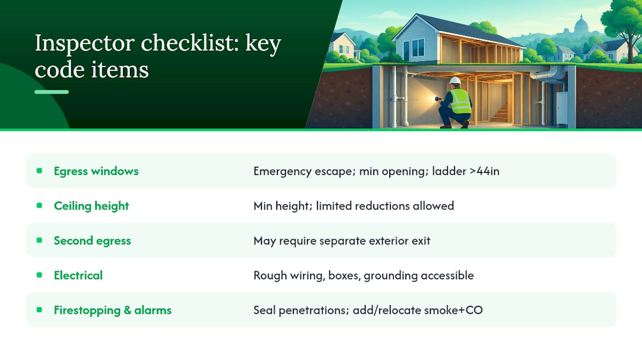 What Code Requirements Will Inspectors Check? — overview diagram